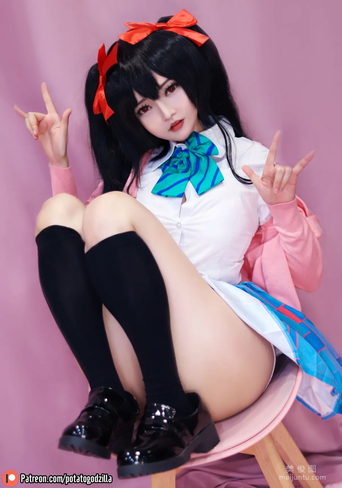 [网红COSER写真] Potato Godzilla - Nico Yazawa 套图3