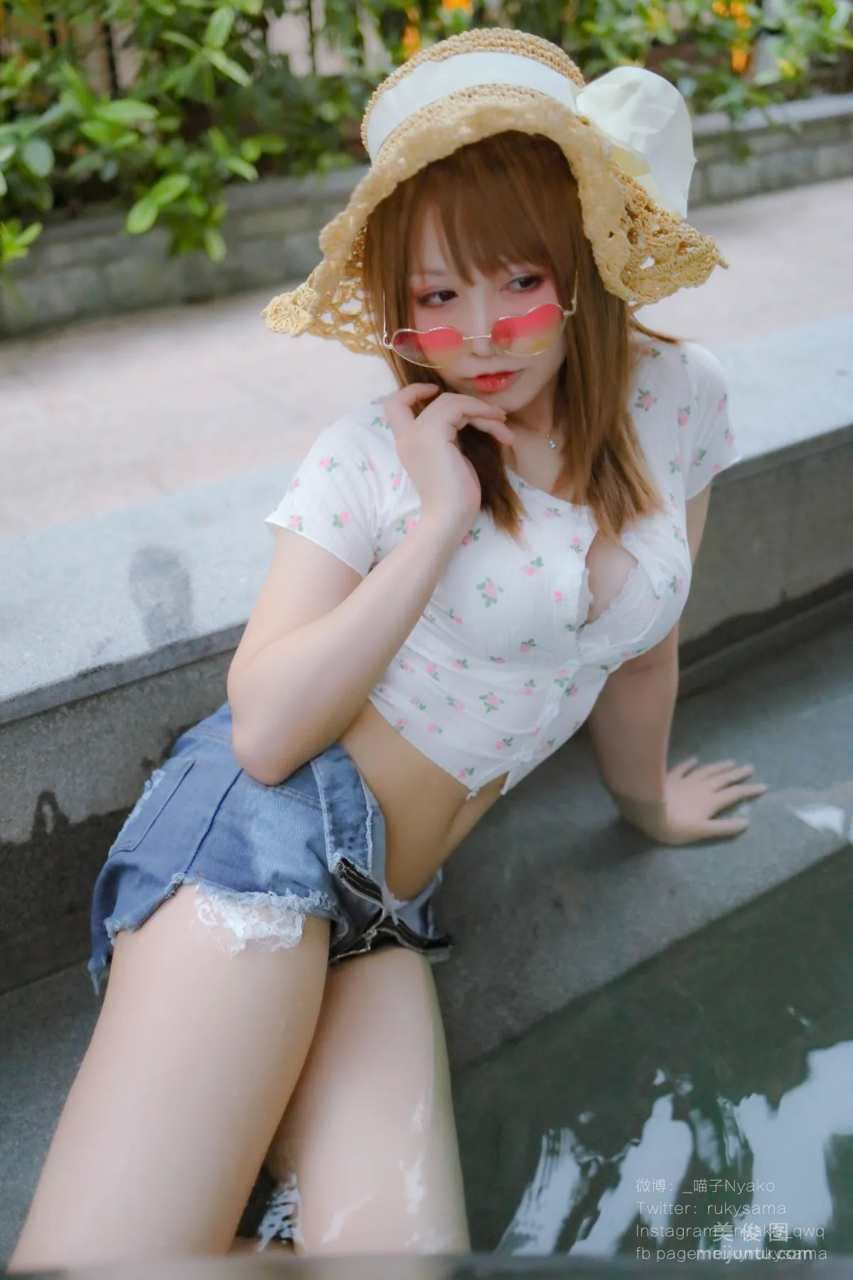 [網紅COSER寫真] 萌妹子Nyako喵子 - 溫泉旅行 套圖 41