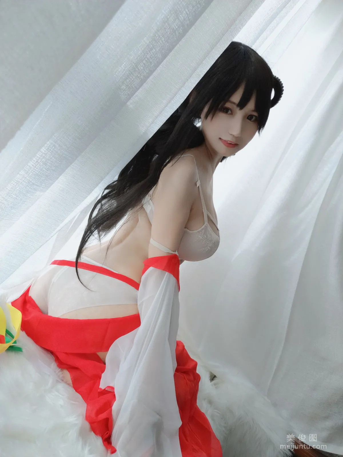 [網紅COSER寫真] 動漫博主小倉千代w - 巫女DLC 套圖 13