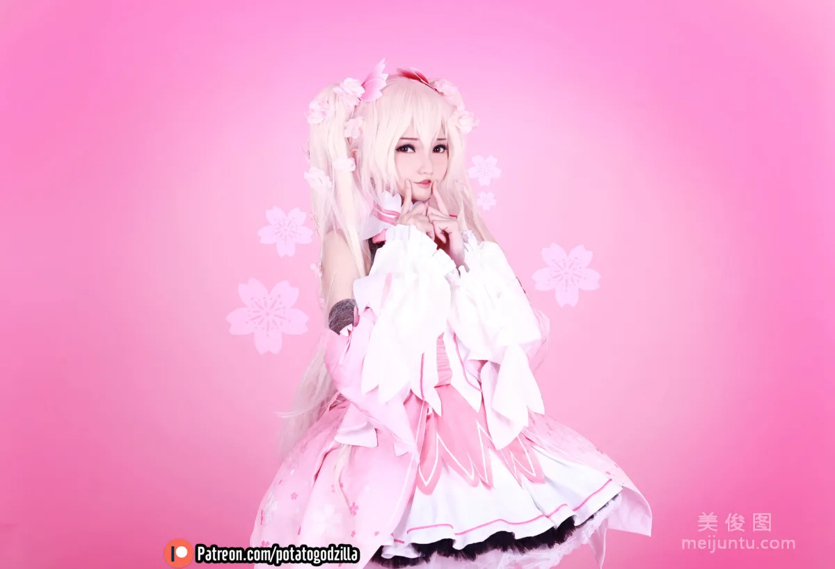Coser小姐姐Potato Godzilla - Sakura Miku 套圖 11
