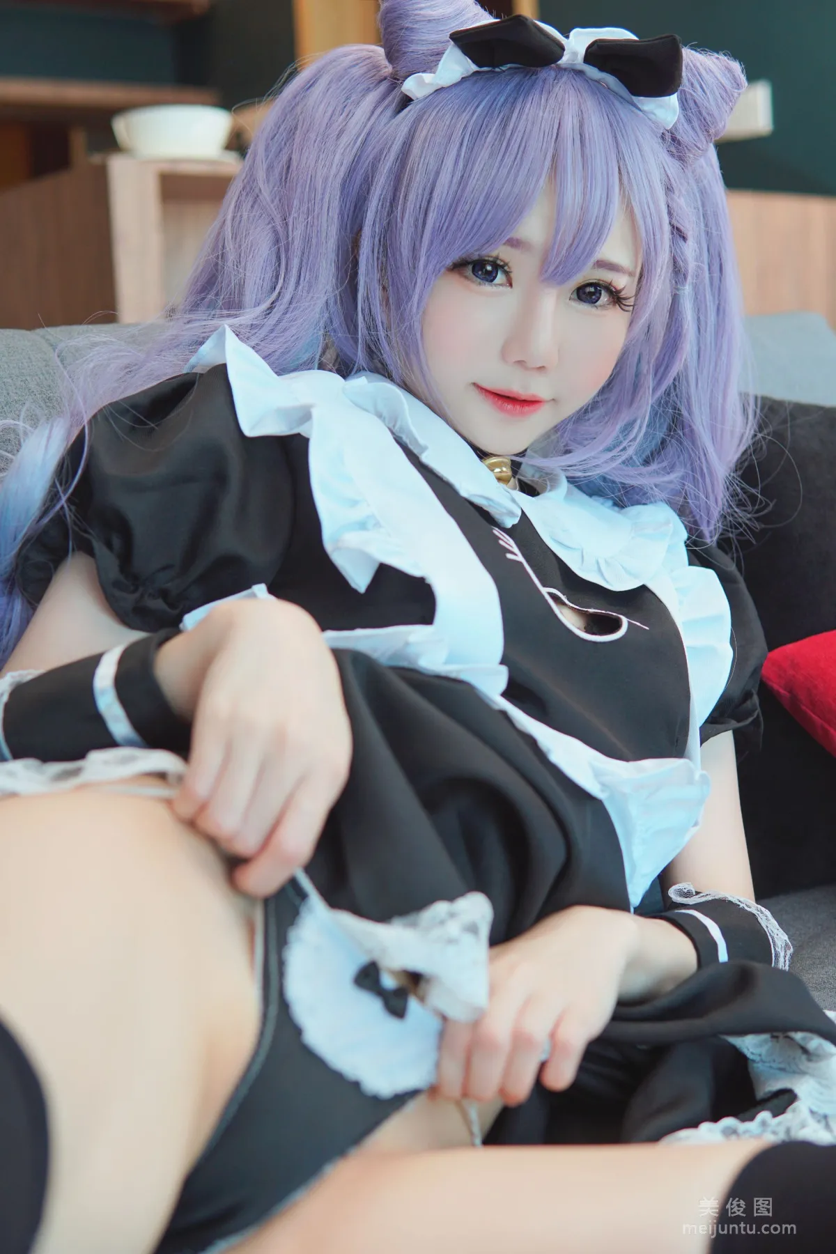 [網紅COSER寫真] Sally Dorasnow - Keqing Maid 套圖 49