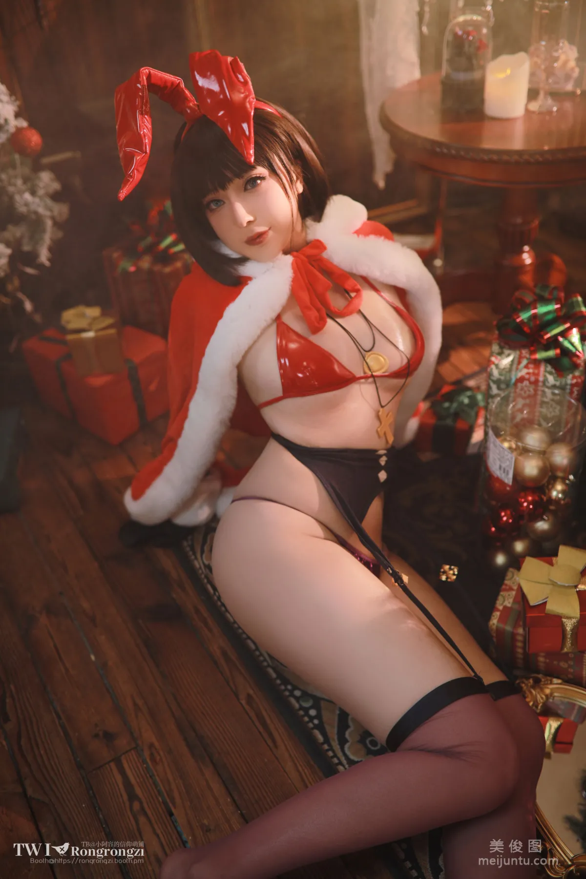[网红COSER写真] 小容仔咕咕咕 - 魔太郎兔女郎 套图21