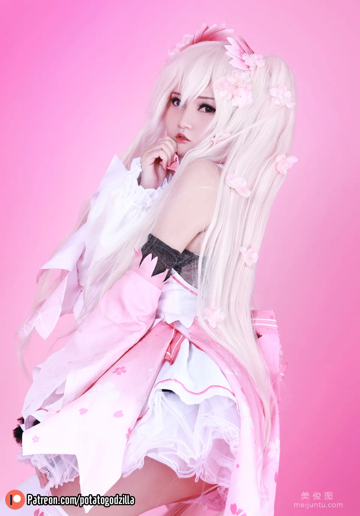 Coser小姐姐Potato Godzilla - Sakura Miku 套圖 10