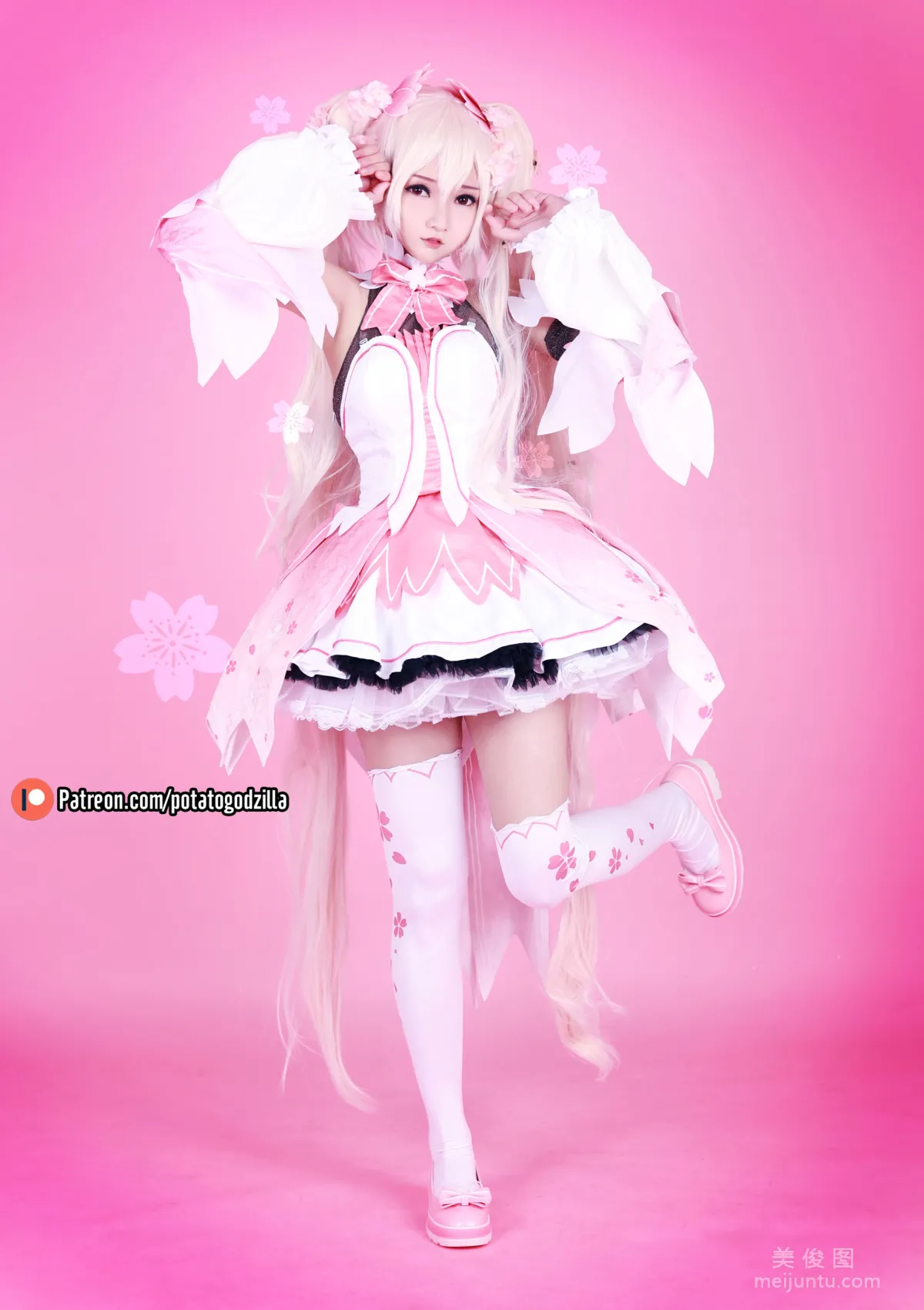 Coser小姐姐Potato Godzilla - Sakura Miku 套圖 3