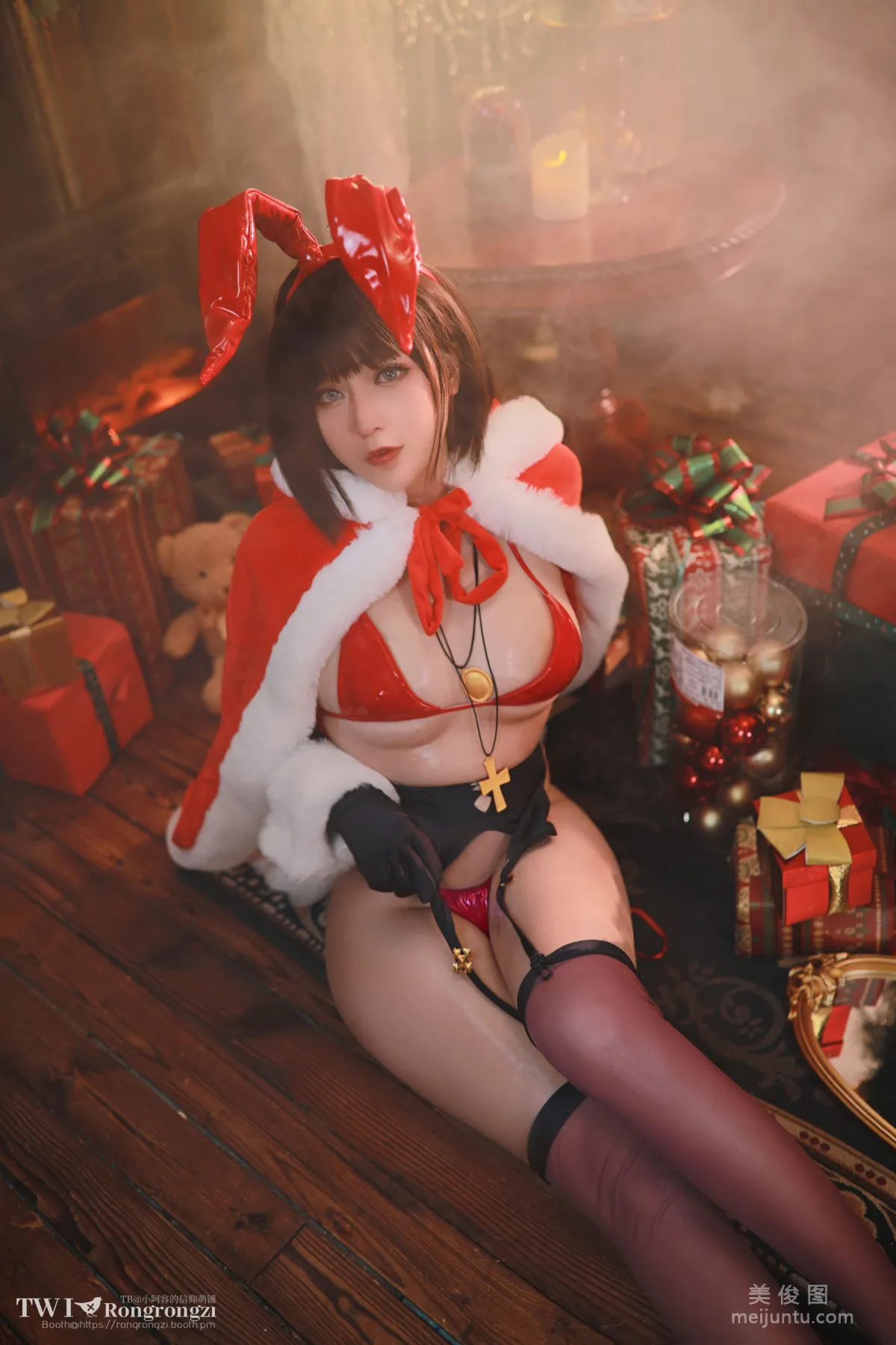 [网红COSER写真] 小容仔咕咕咕 - 魔太郎兔女郎 套图23