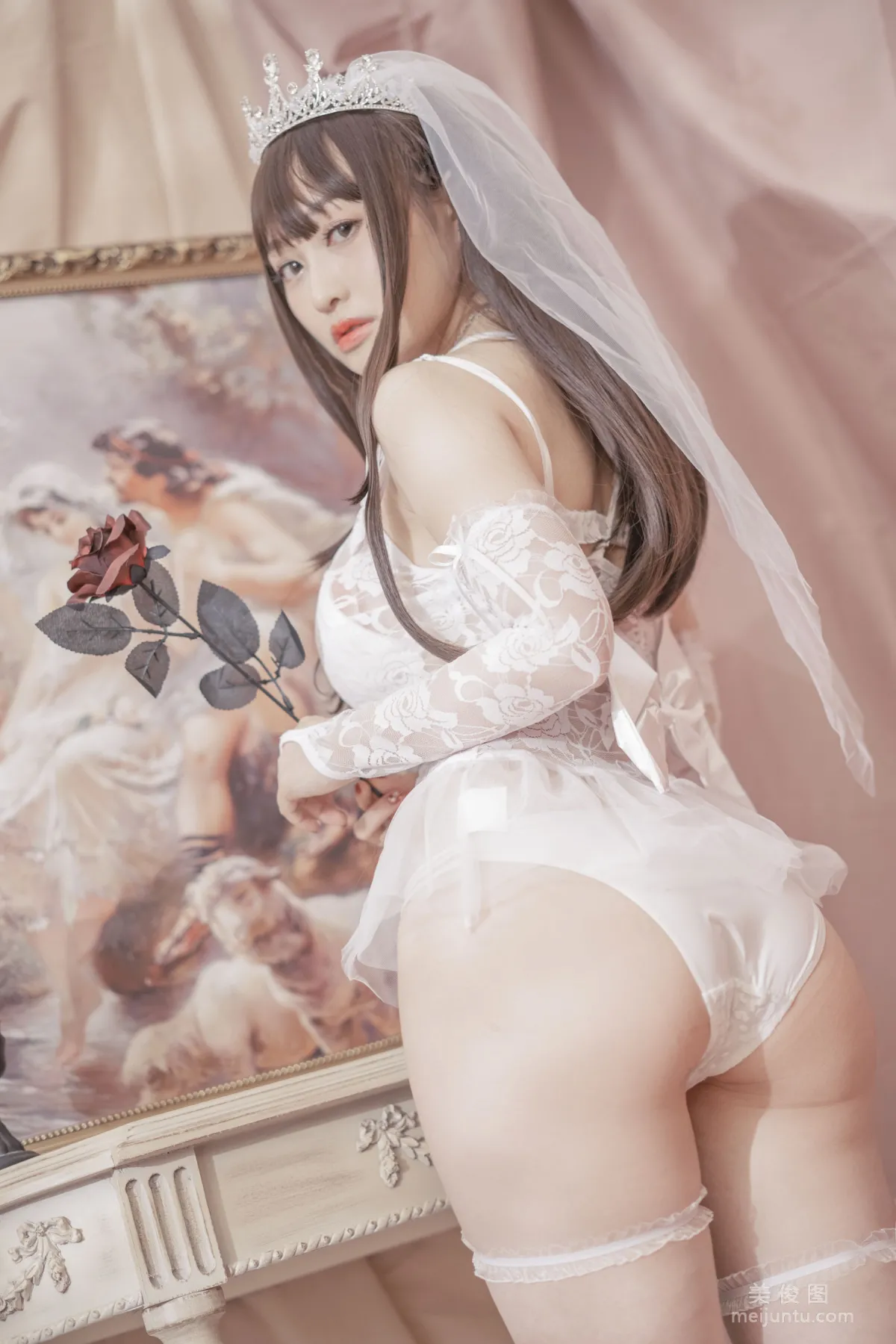 [網紅COSER寫真] 動漫博主脫尾巴Mizuki - 婚紗 套圖 7