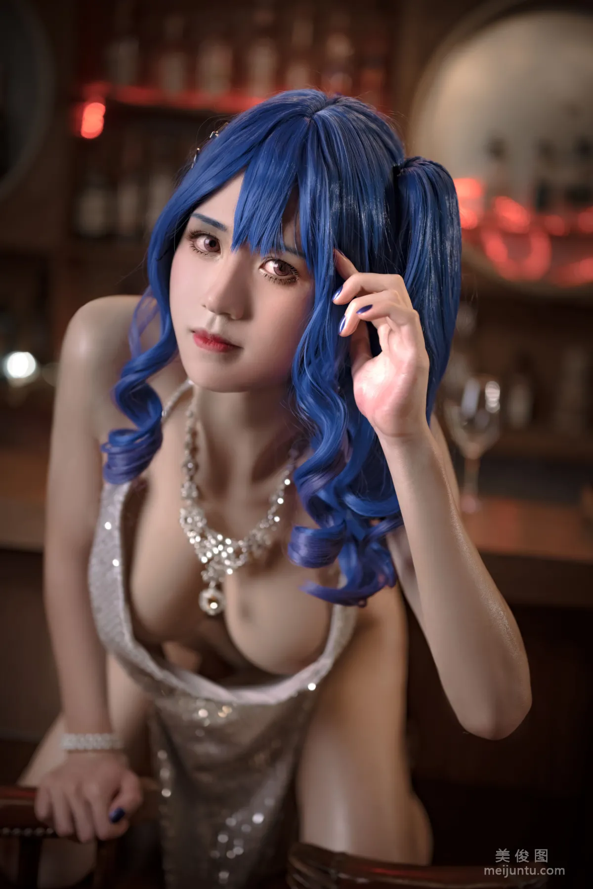 [網紅COSER寫真] 動漫博主桜滿三時 - 聖路易斯 禮服 套圖 33