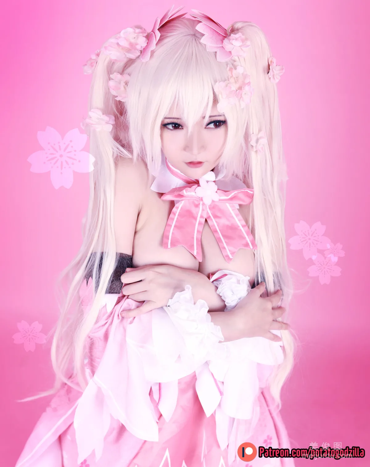 Coser小姐姐Potato Godzilla - Sakura Miku 套圖 23