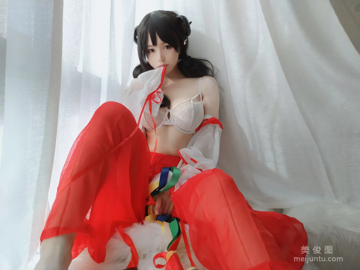 [網紅COSER寫真] 動漫博主小倉千代w - 巫女DLC 套圖 26
