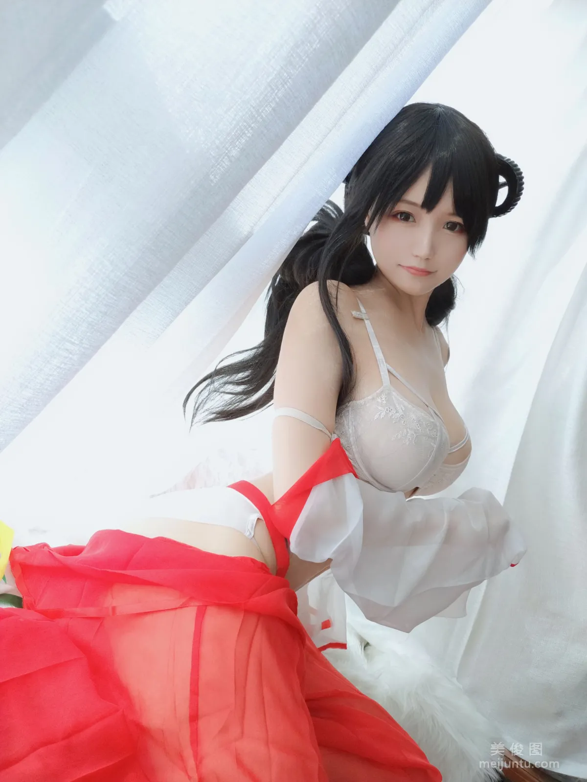 [網紅COSER寫真] 動漫博主小倉千代w - 巫女DLC 套圖 14