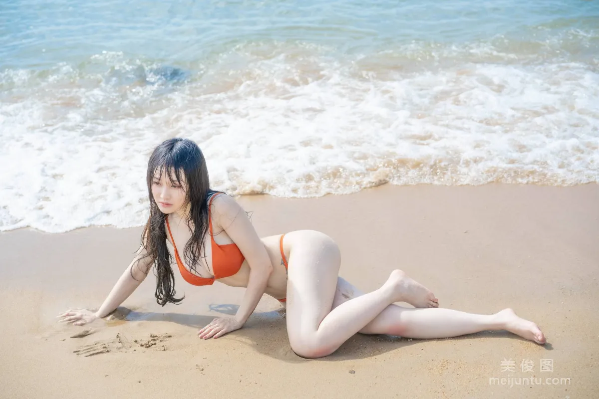 動漫博主脫尾巴Mizuki - 沙灘 套圖 8
