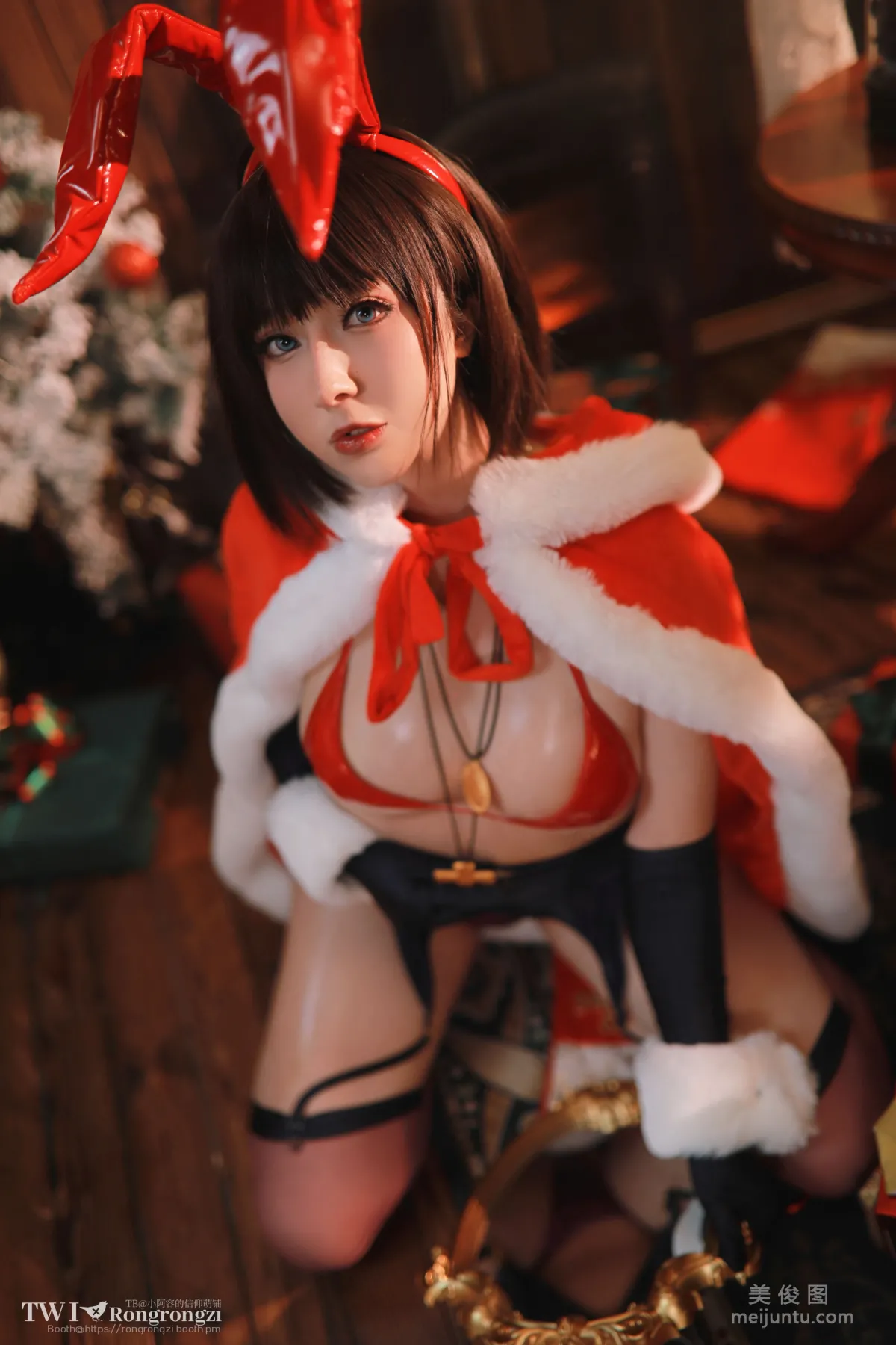 [网红COSER写真] 小容仔咕咕咕 - 魔太郎兔女郎 套图30
