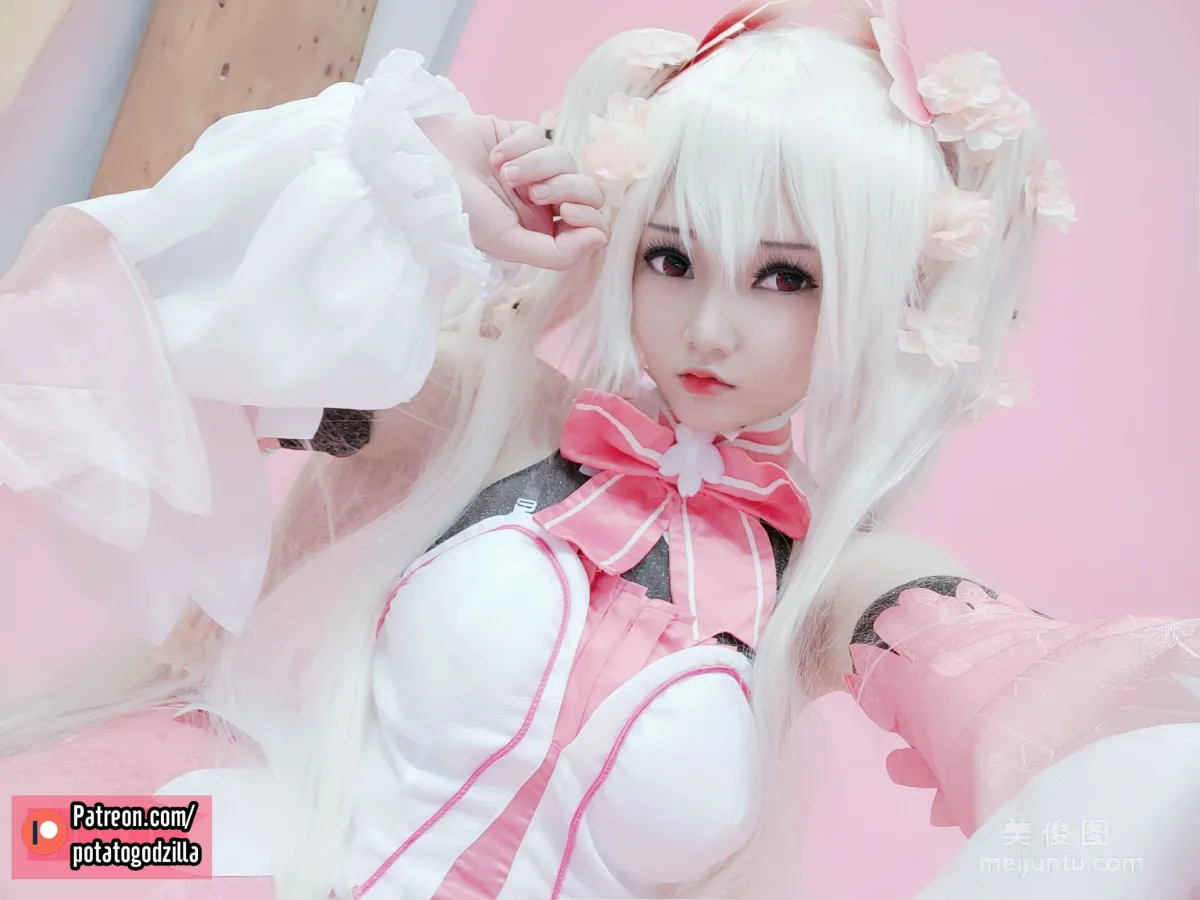 Coser小姐姐Potato Godzilla - Sakura Miku 套圖 35