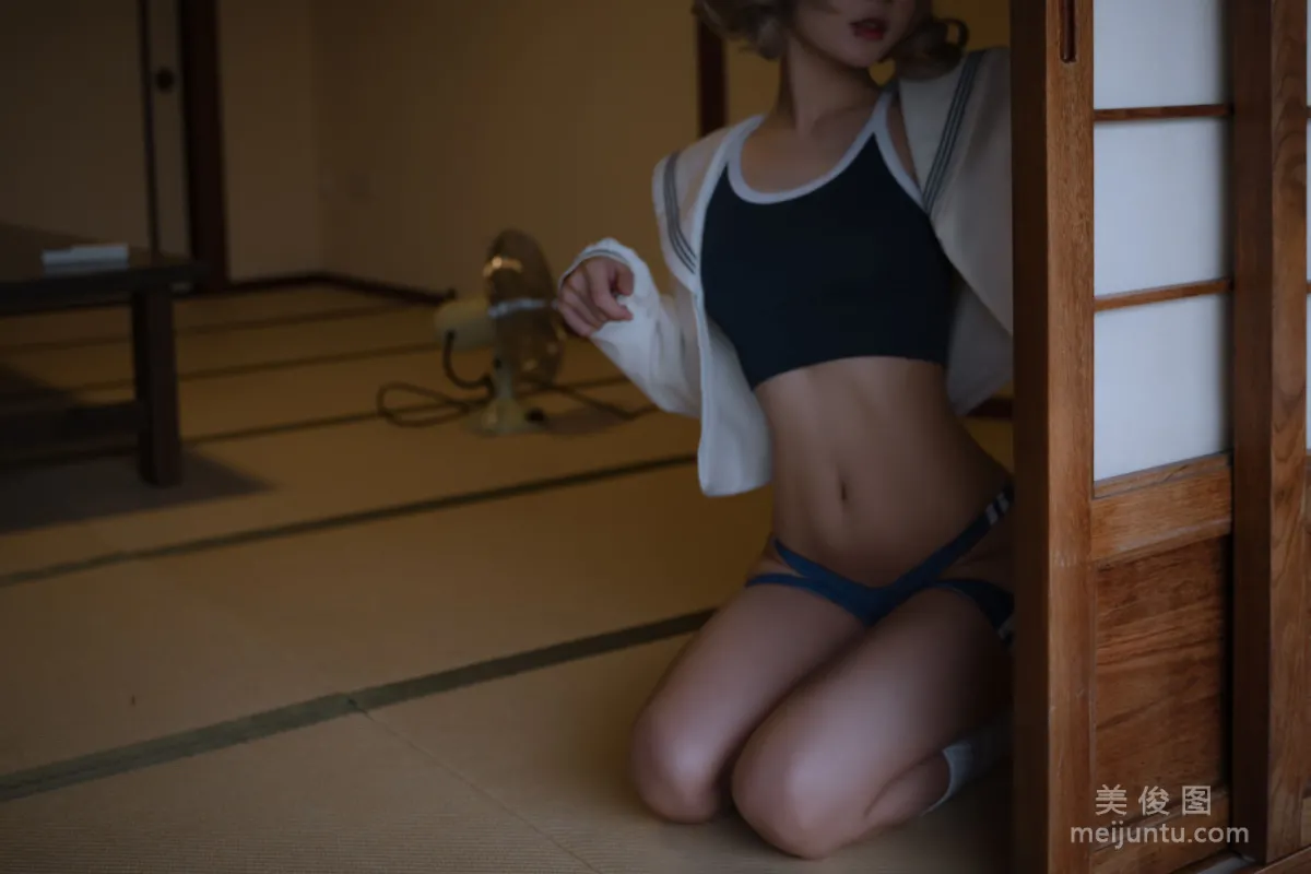 動漫博主阿包也是兔娘 - X型體操服 套圖 30