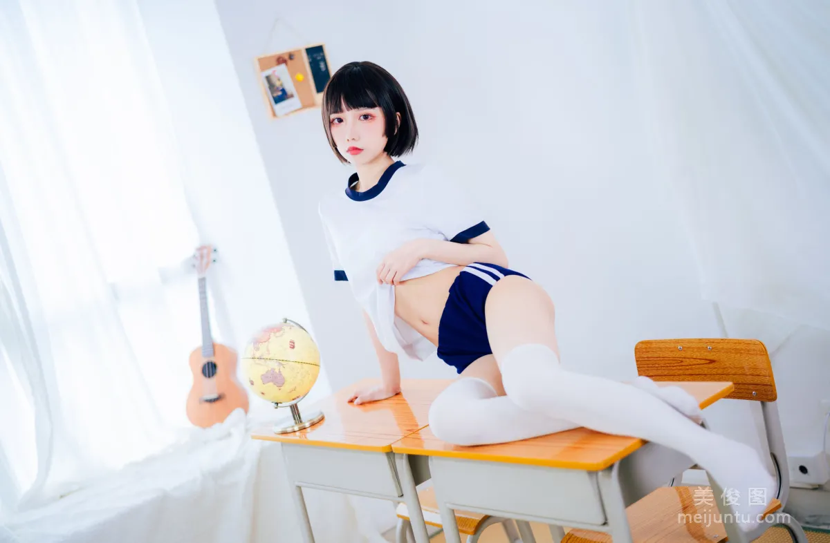 [網紅COSER寫真] 動漫博主果咩醬w - 體操服 套圖 5