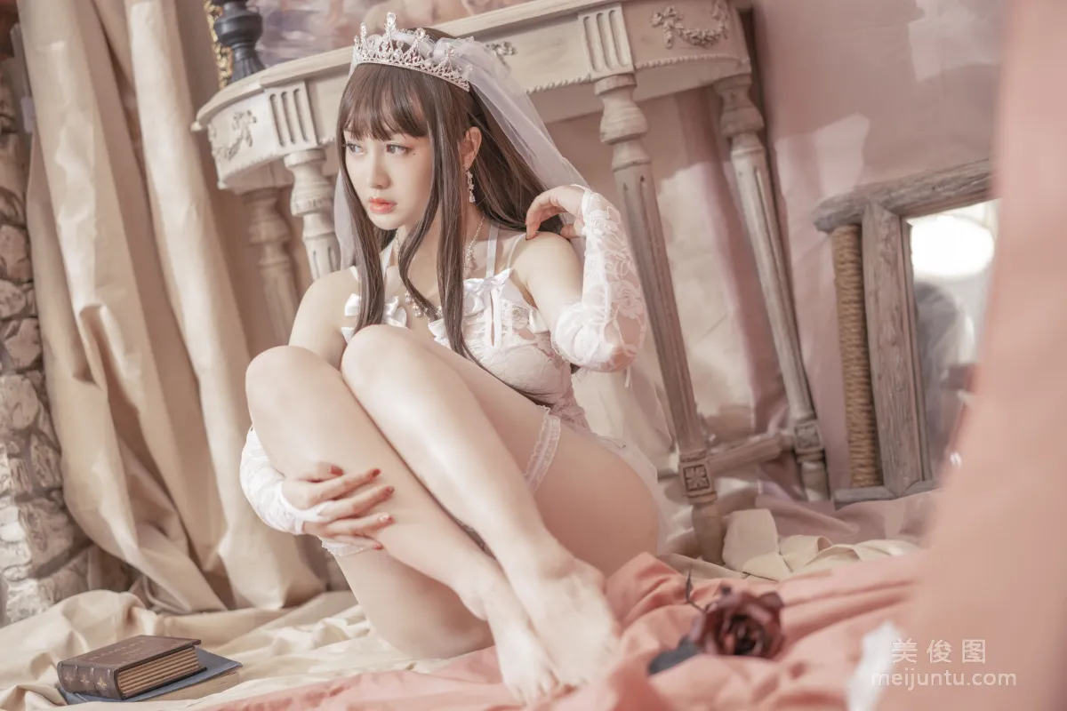 [網紅COSER寫真] 動漫博主脫尾巴Mizuki - 婚紗 套圖 20