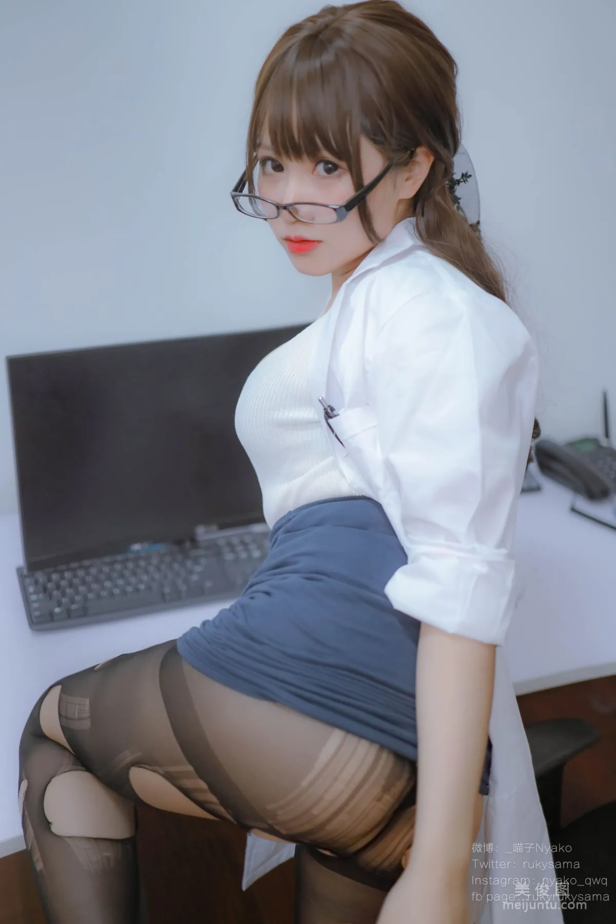 [網紅COSER寫真] 萌妹子Nyako喵子 - 秘密病棟 套圖 45