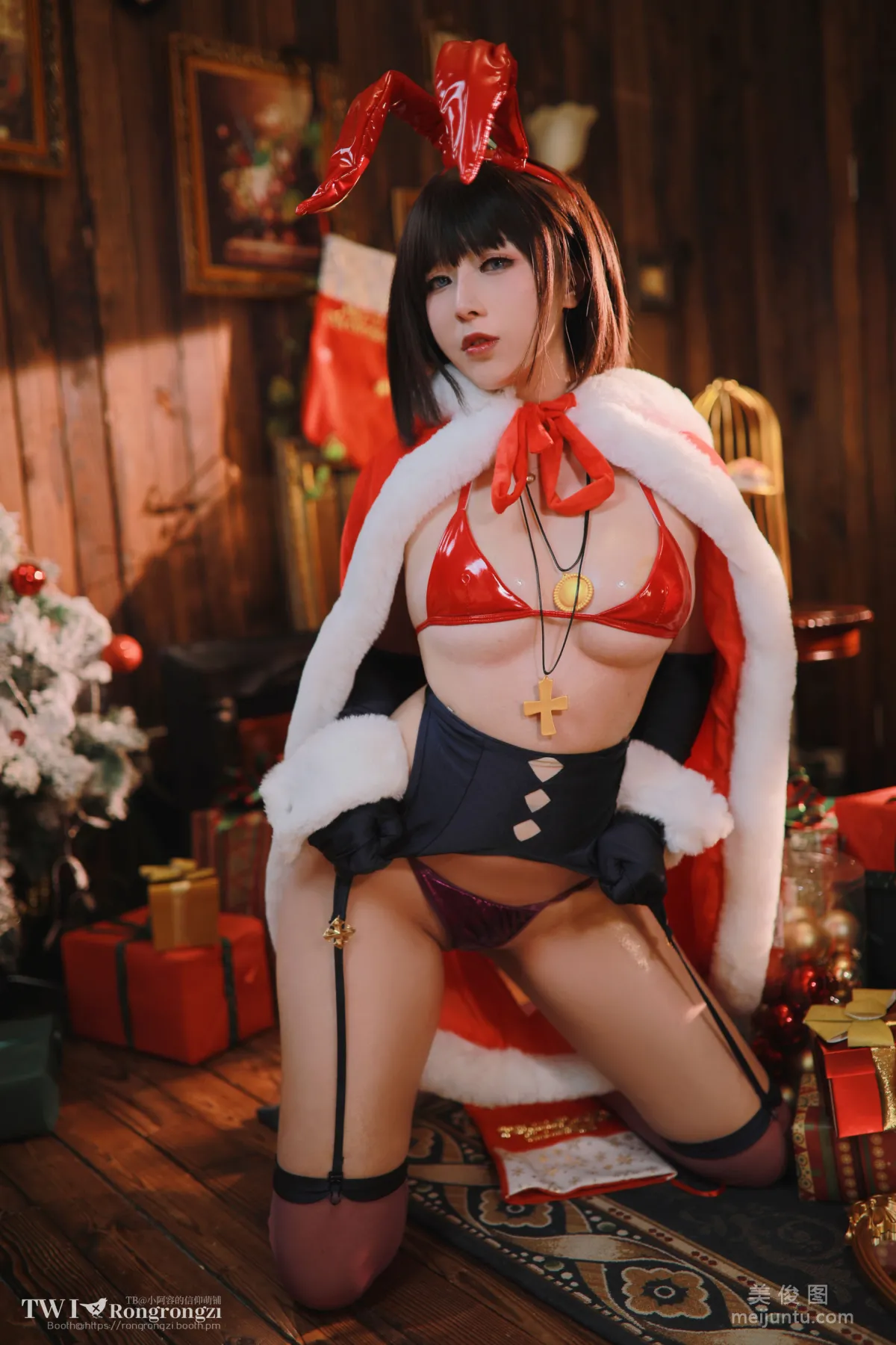 [网红COSER写真] 小容仔咕咕咕 - 魔太郎兔女郎 套图26