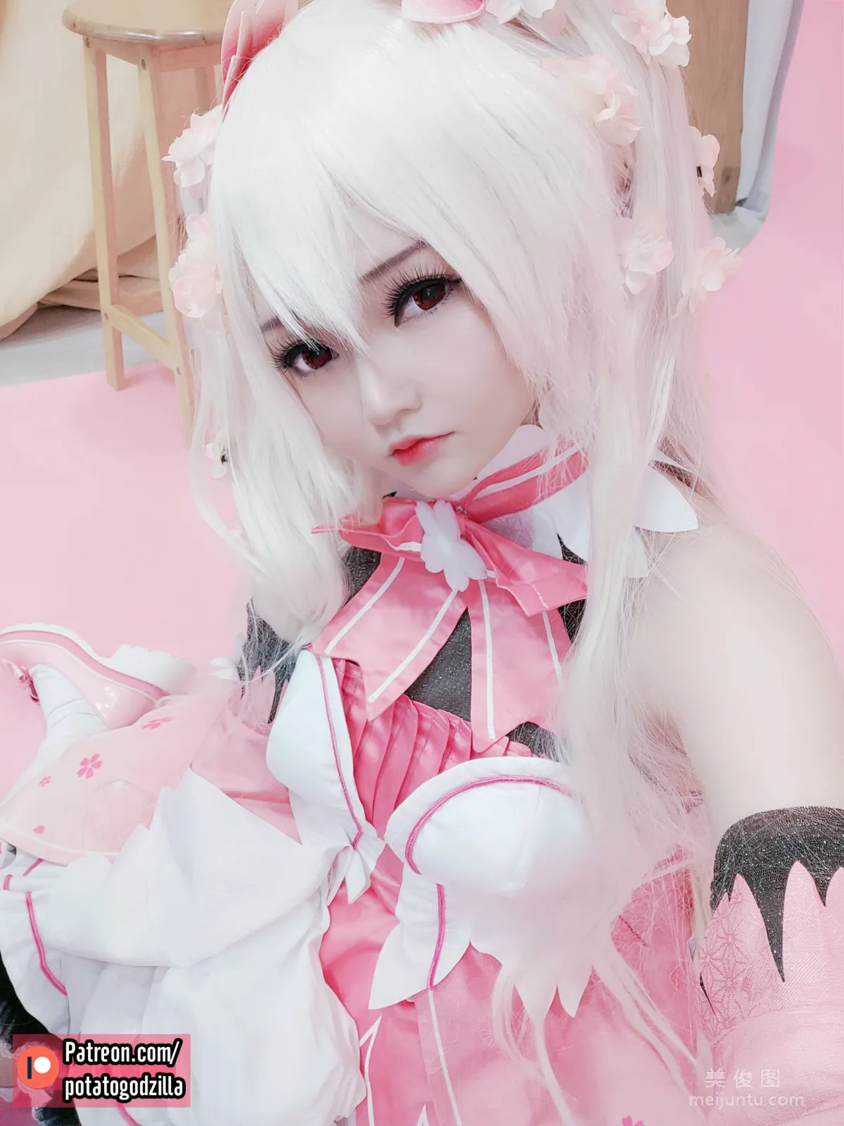 Coser小姐姐Potato Godzilla - Sakura Miku 套圖 37