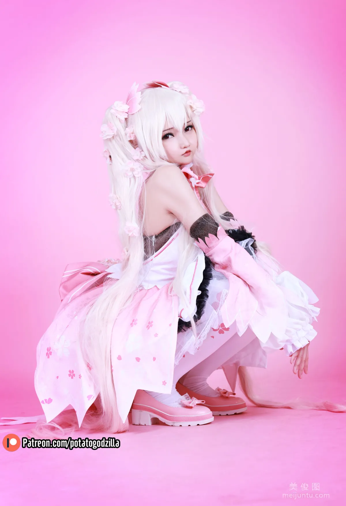 Coser小姐姐Potato Godzilla - Sakura Miku 套圖 21
