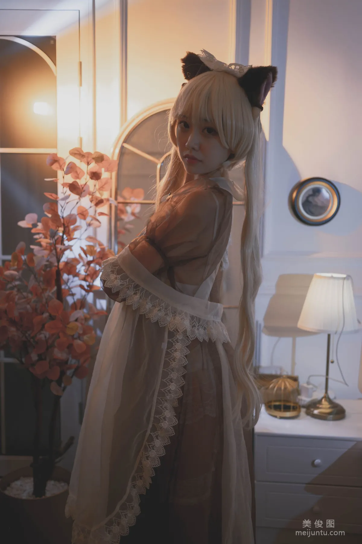 [網紅COSER寫真] 福利姬嘎潼 - 透明女仆 套圖 26