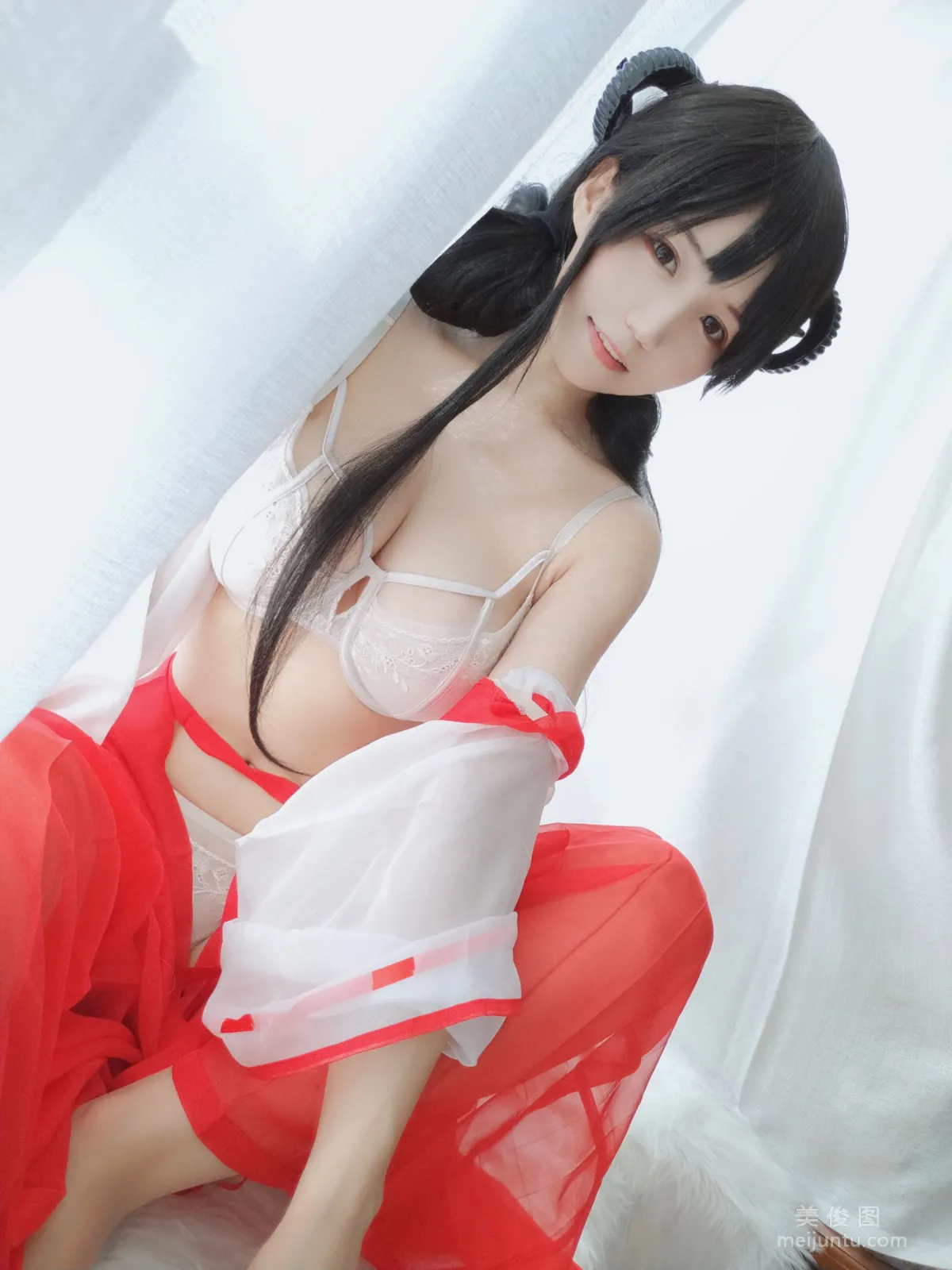 [網紅COSER寫真] 動漫博主小倉千代w - 巫女DLC 套圖 17