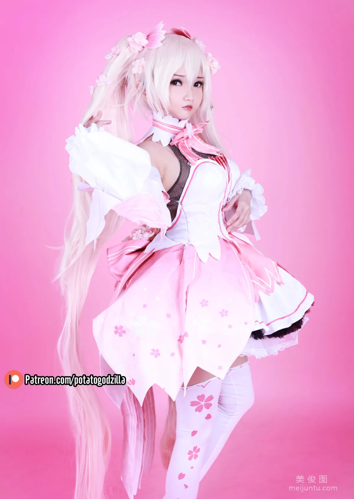 Coser小姐姐Potato Godzilla - Sakura Miku 套圖 4