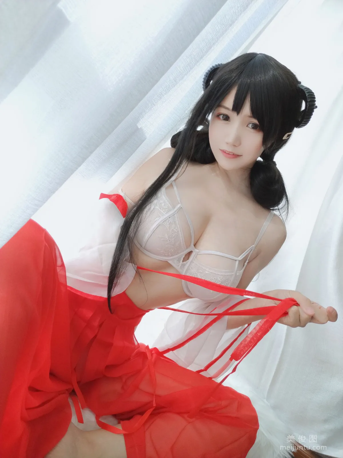 [網紅COSER寫真] 動漫博主小倉千代w - 巫女DLC 套圖 19