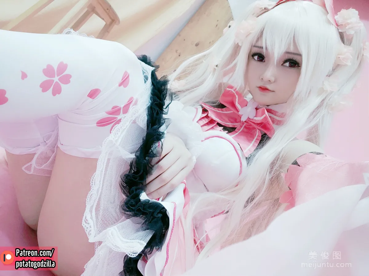 Coser小姐姐Potato Godzilla - Sakura Miku 套圖 38