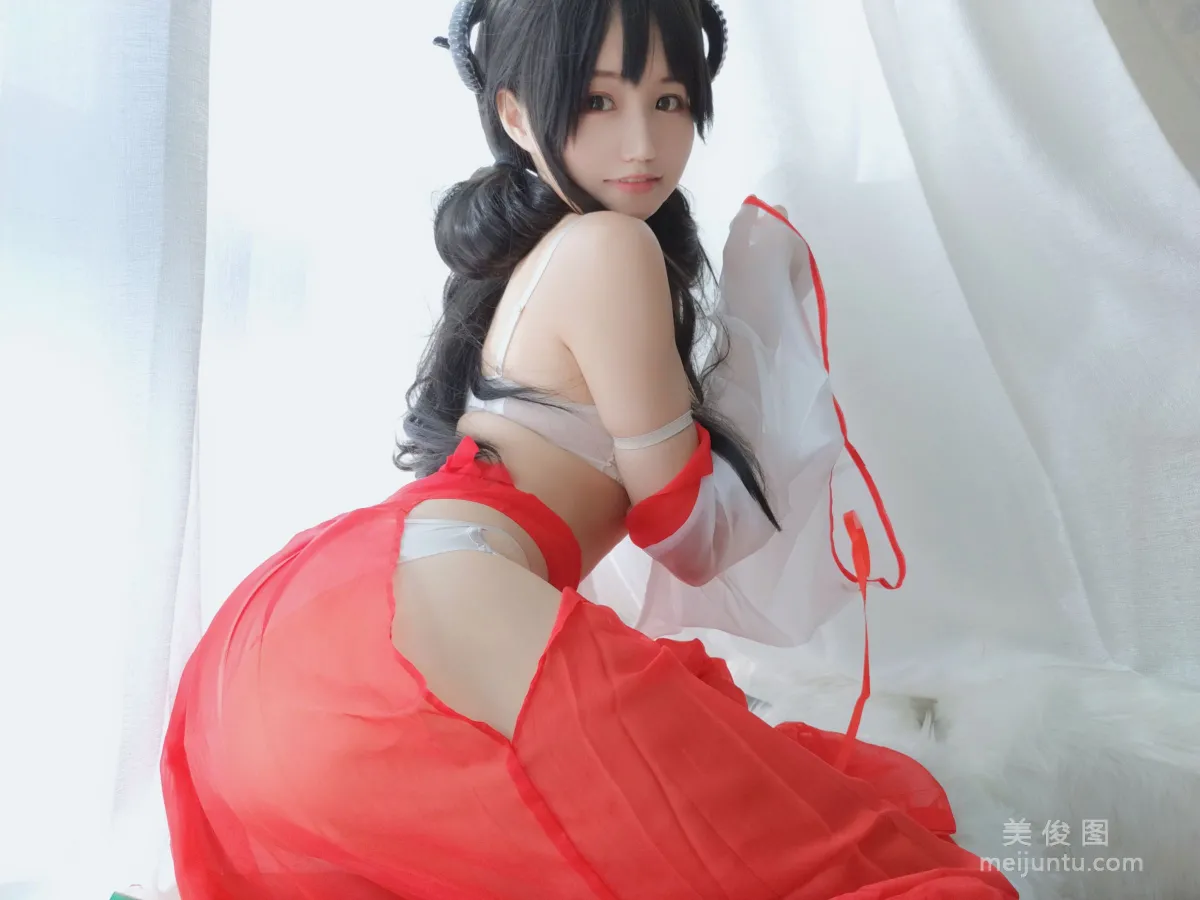 [網紅COSER寫真] 動漫博主小倉千代w - 巫女DLC 套圖 22