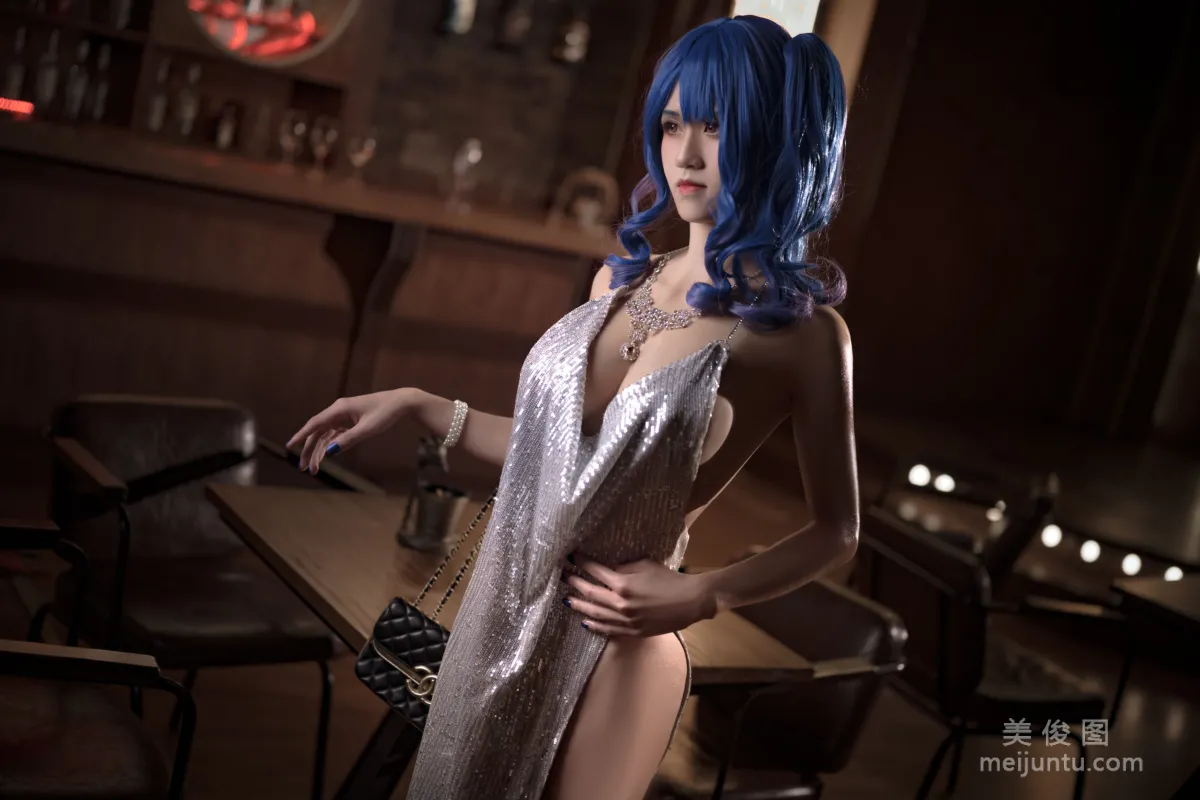 [網紅COSER寫真] 動漫博主桜滿三時 - 聖路易斯 禮服 套圖 16