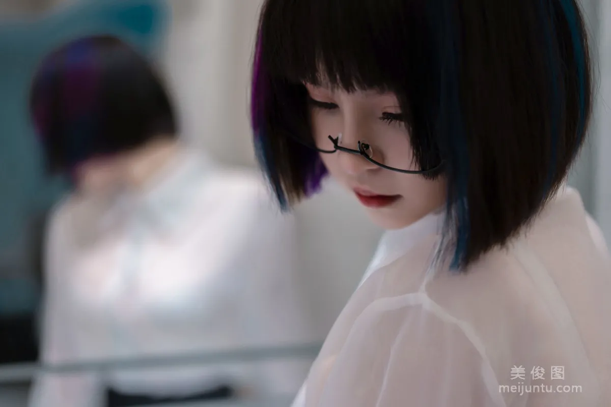 [網紅COSER寫真] 美少女暈崽 - 迷情小秘 套圖 6