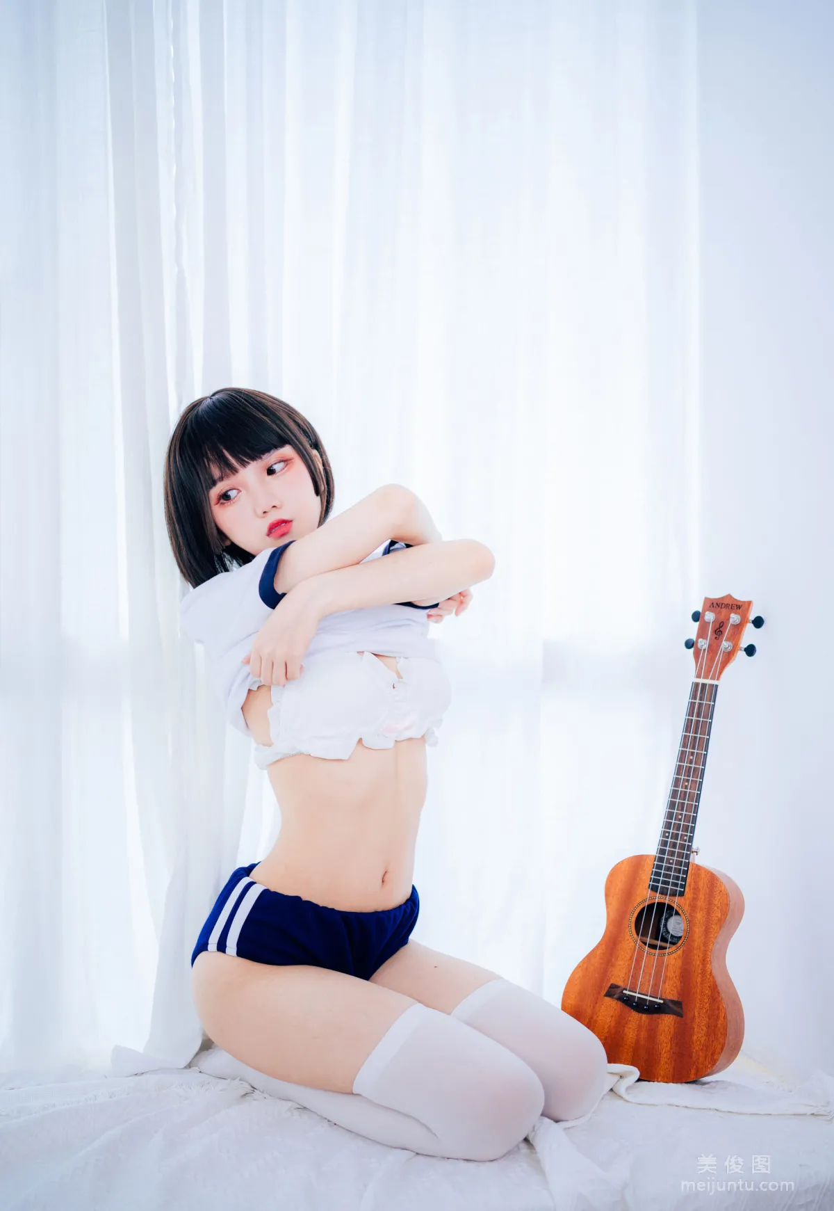 [網紅COSER寫真] 動漫博主果咩醬w - 體操服 套圖 13