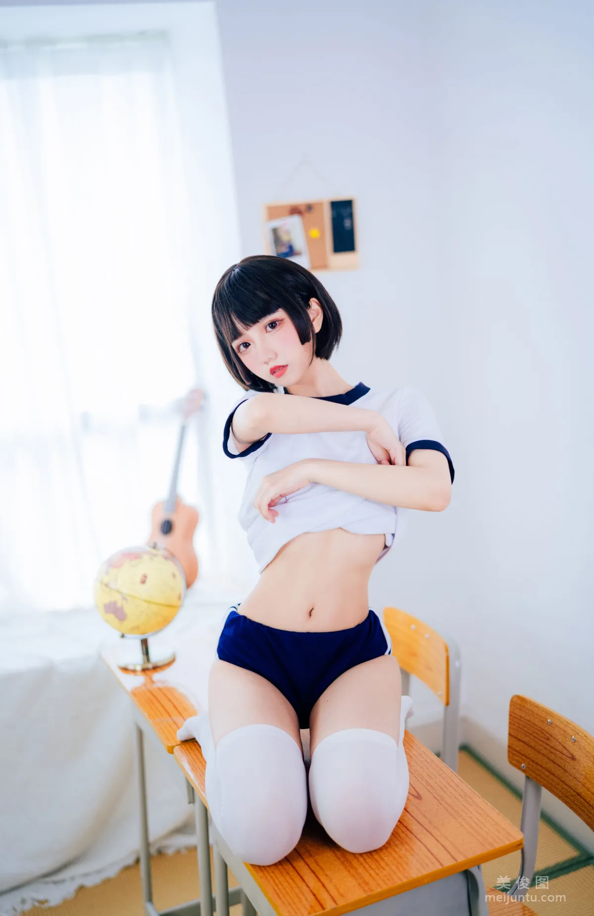 [網紅COSER寫真] 動漫博主果咩醬w - 體操服 套圖 3