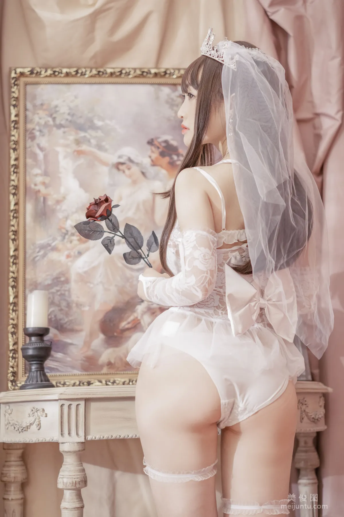 [網紅COSER寫真] 動漫博主脫尾巴Mizuki - 婚紗 套圖 6