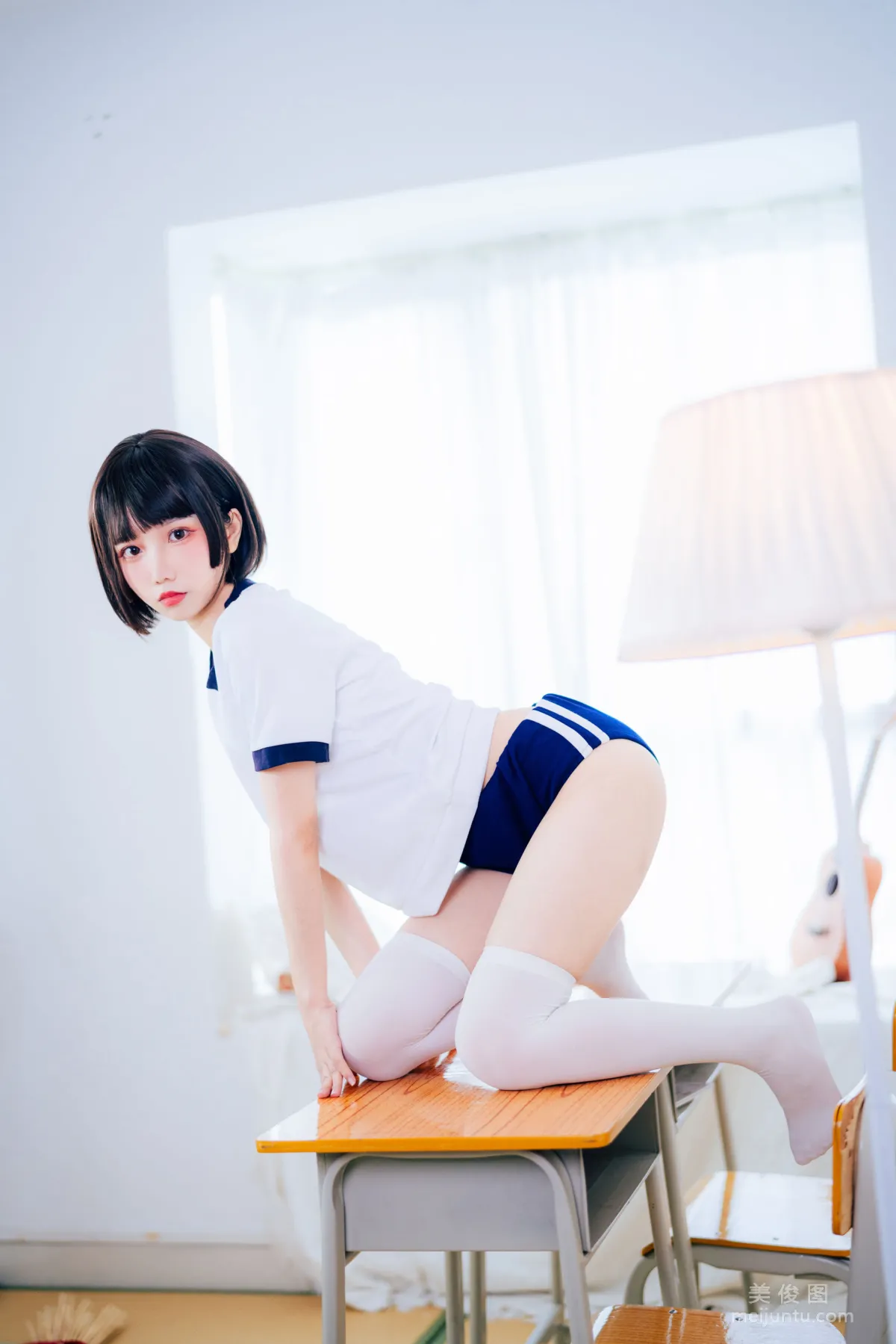 [網紅COSER寫真] 動漫博主果咩醬w - 體操服 套圖 4