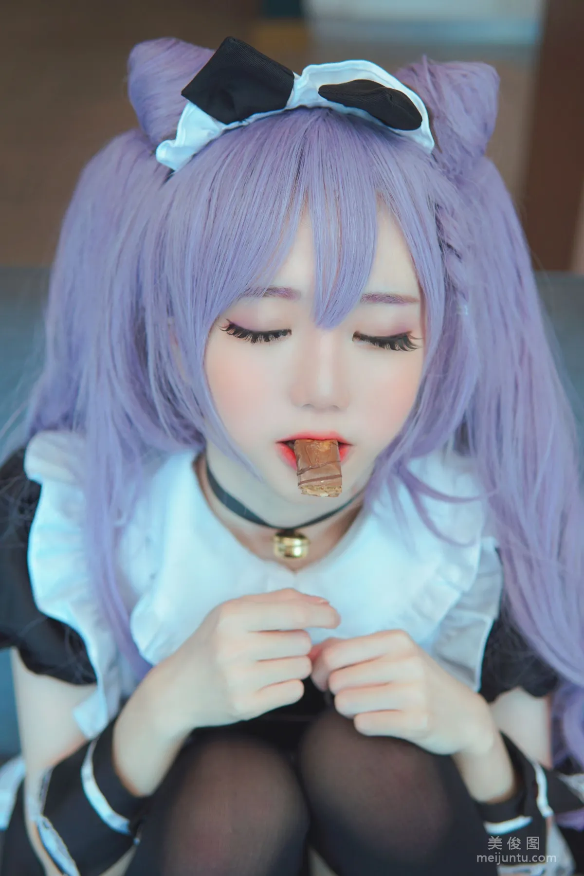 [網紅COSER寫真] Sally Dorasnow - Keqing Maid 套圖 41