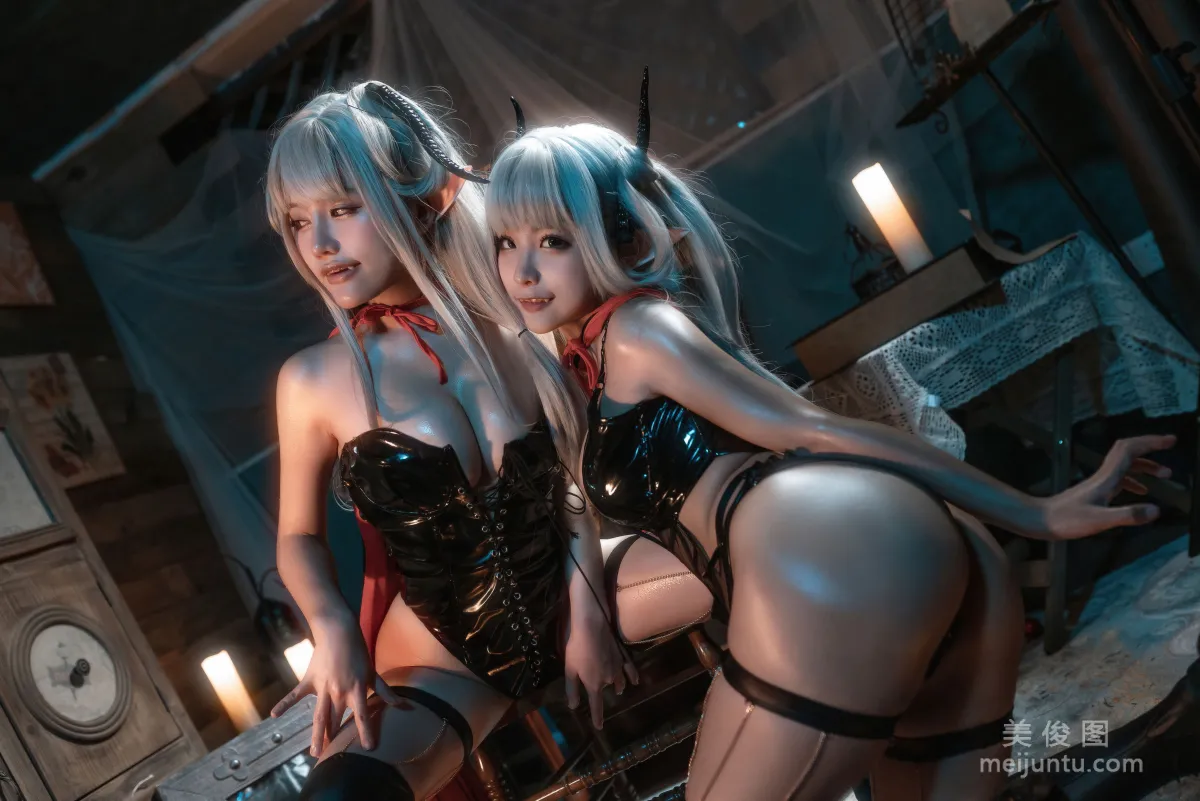 [網紅COSER] 動漫博主蠢沫沫&amp;一笑芳香沁 - 吸血鬼 套圖 2