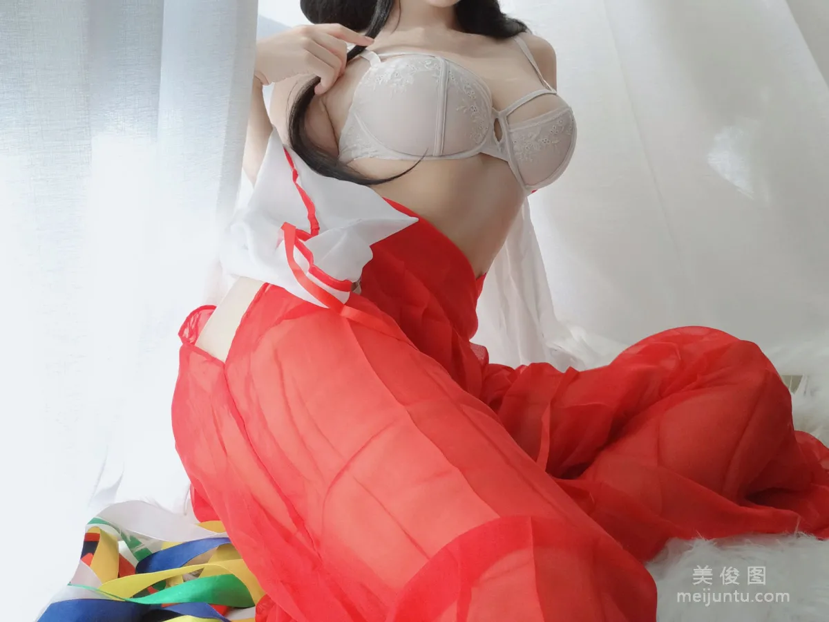 [網紅COSER寫真] 動漫博主小倉千代w - 巫女DLC 套圖 20