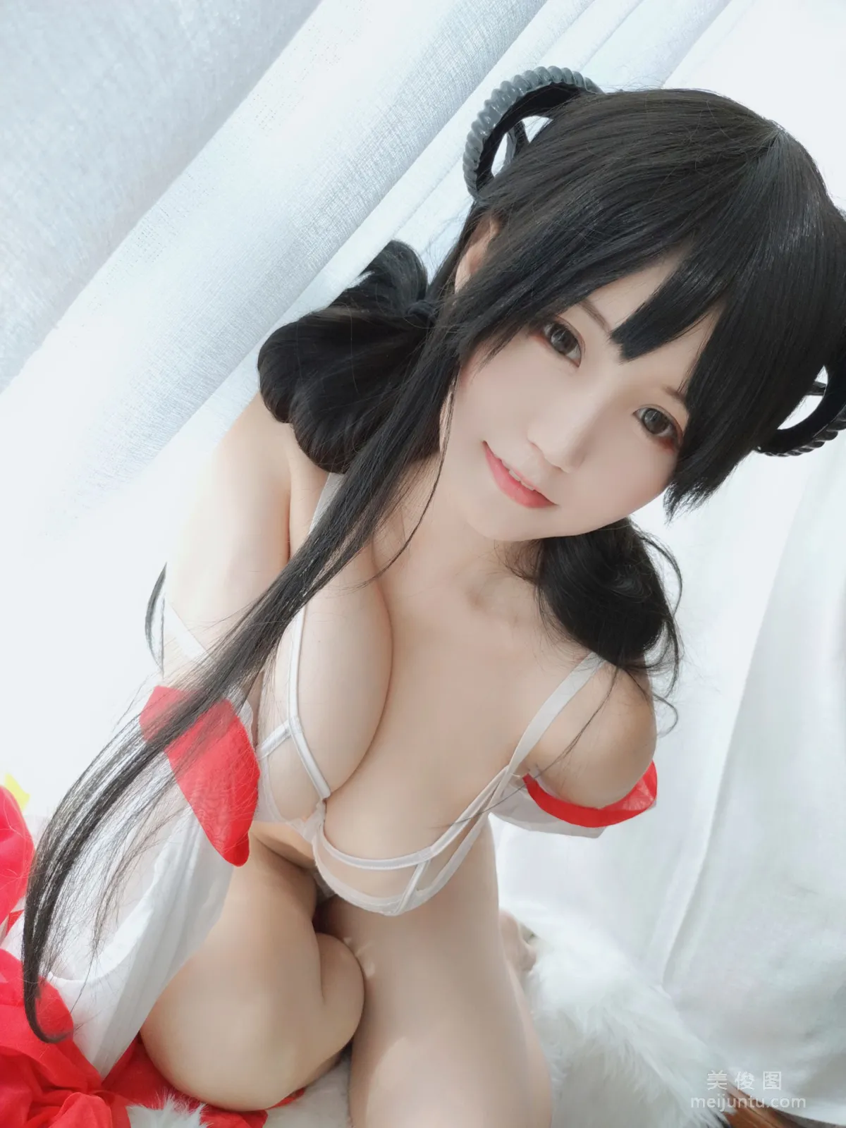 [網紅COSER寫真] 動漫博主小倉千代w - 巫女DLC 套圖 10