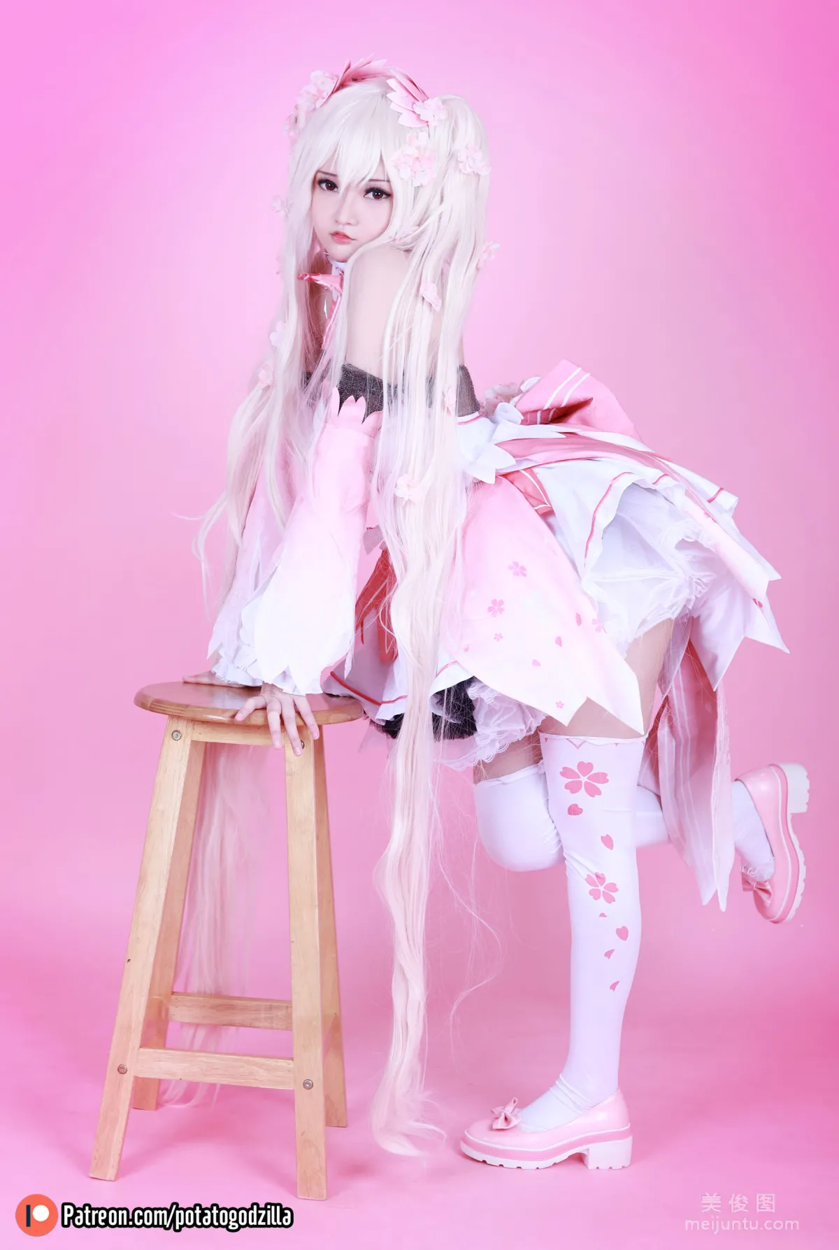 Coser小姐姐Potato Godzilla - Sakura Miku 套圖 15