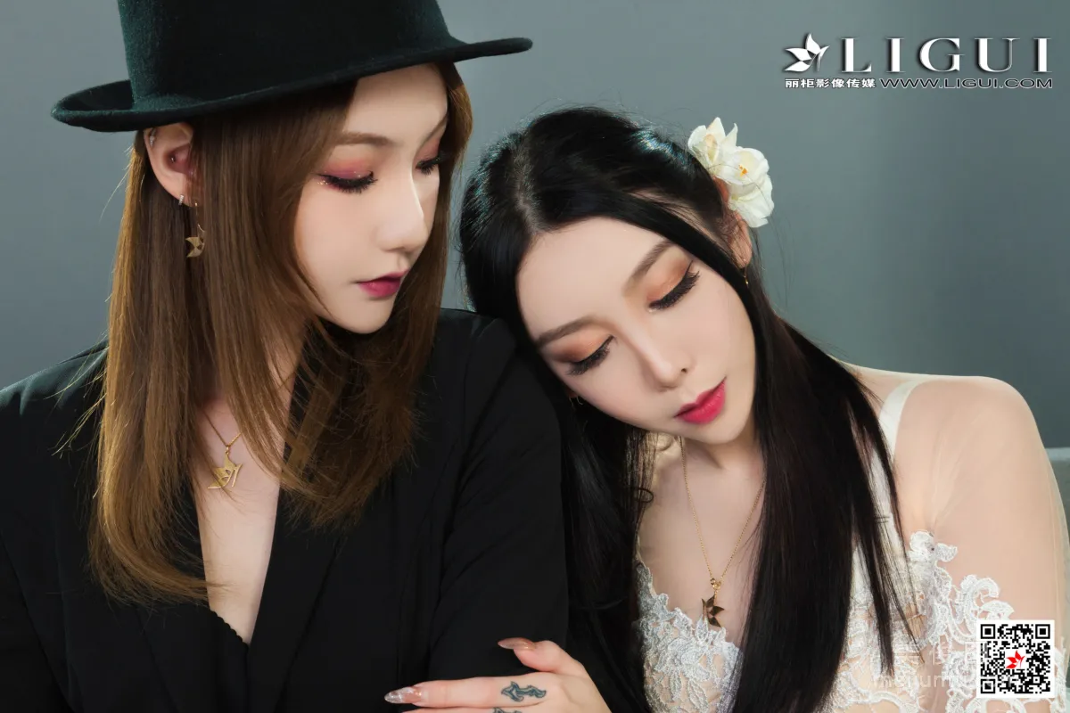 [丽柜Ligui] Model 兔子&心心 《双生花-一吻定情》6
