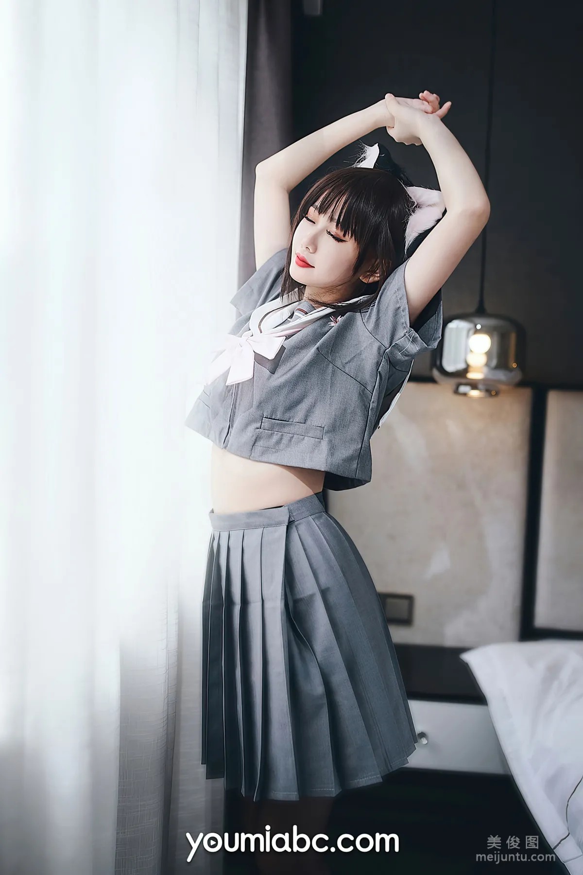 [尤蜜YouMi]  您的蛋蛋 - 制服猫娘6