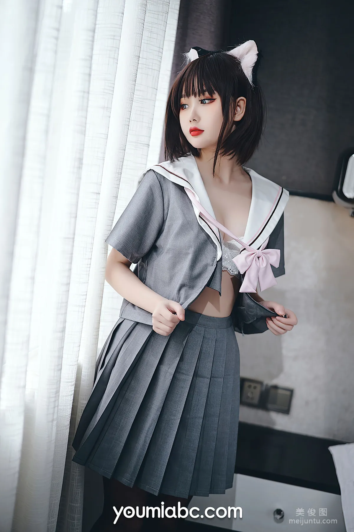 [尤蜜YouMi]  您的蛋蛋 - 制服猫娘11