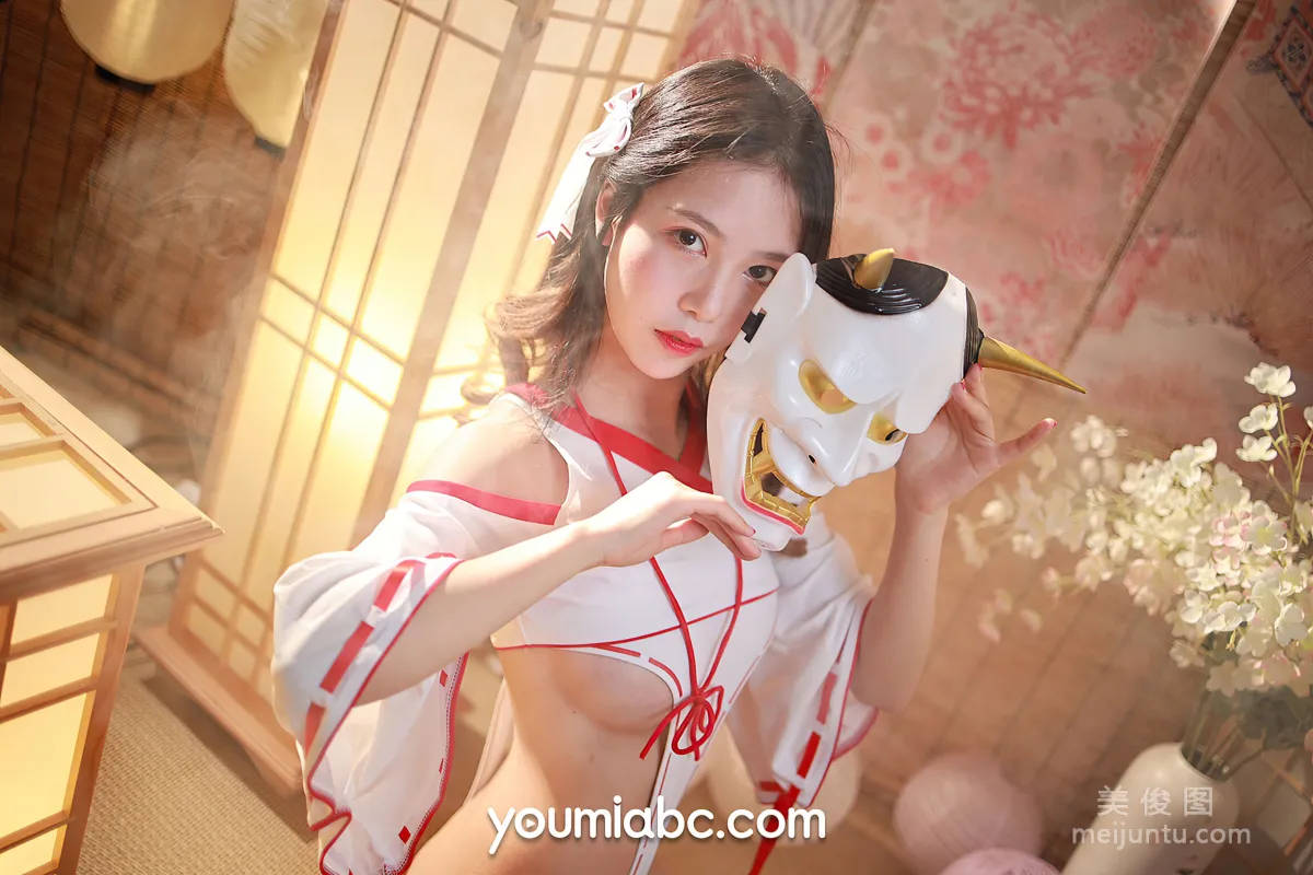 [尤蜜YouMi] 抖娘利世 - 侍奉神明的少女 26