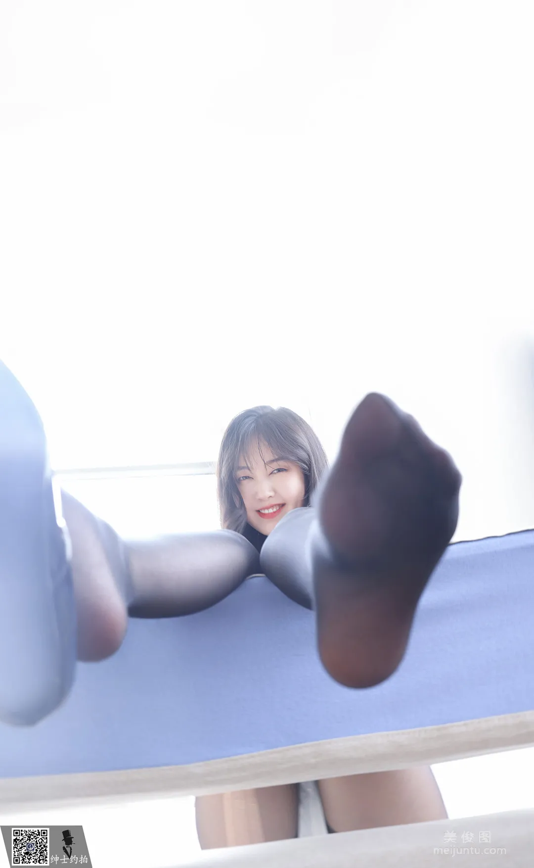[紳士攝影] SS007 美惠子 - 性感黑絲美足 24