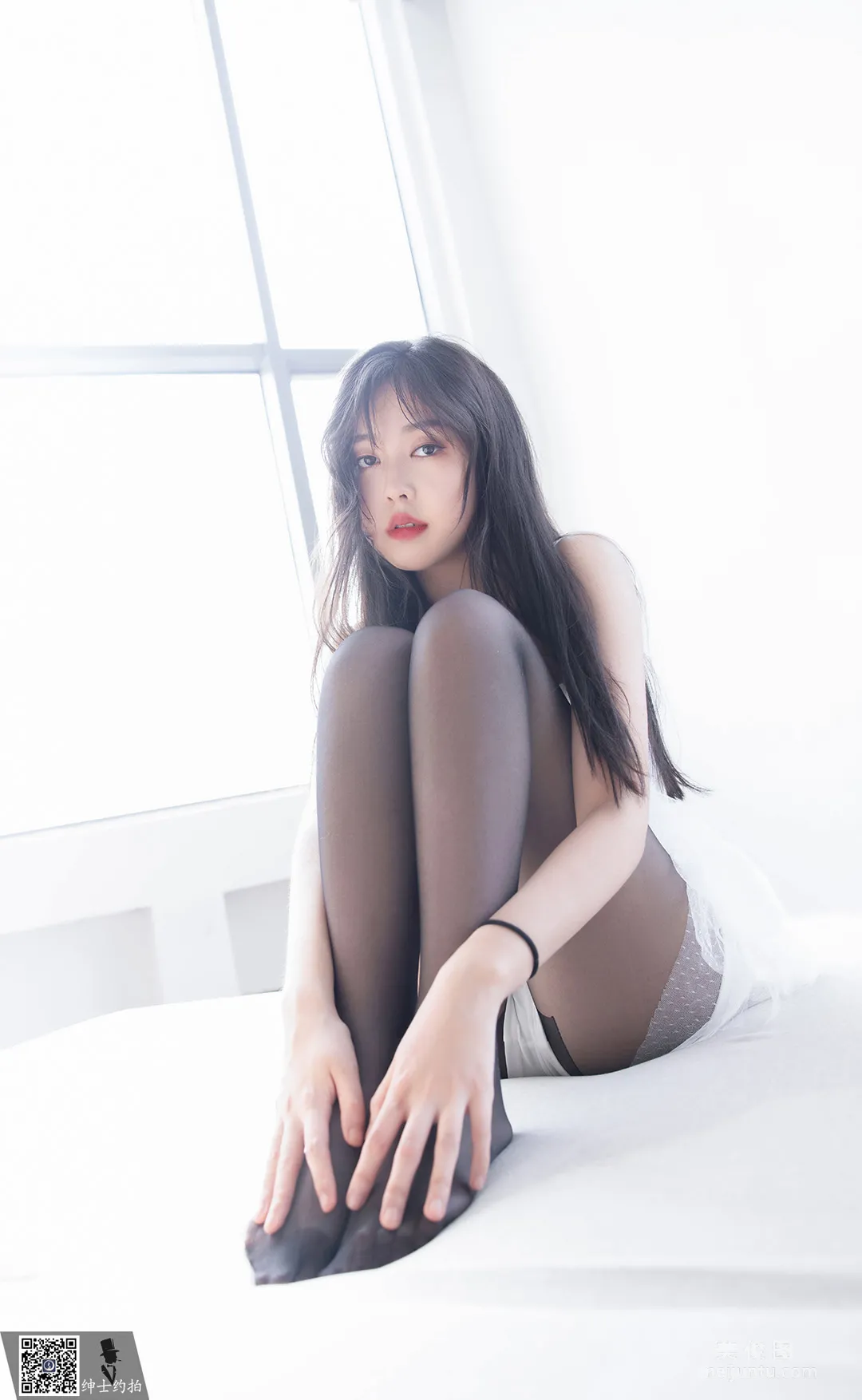 [紳士攝影] SS007 美惠子 - 性感黑絲美足 6