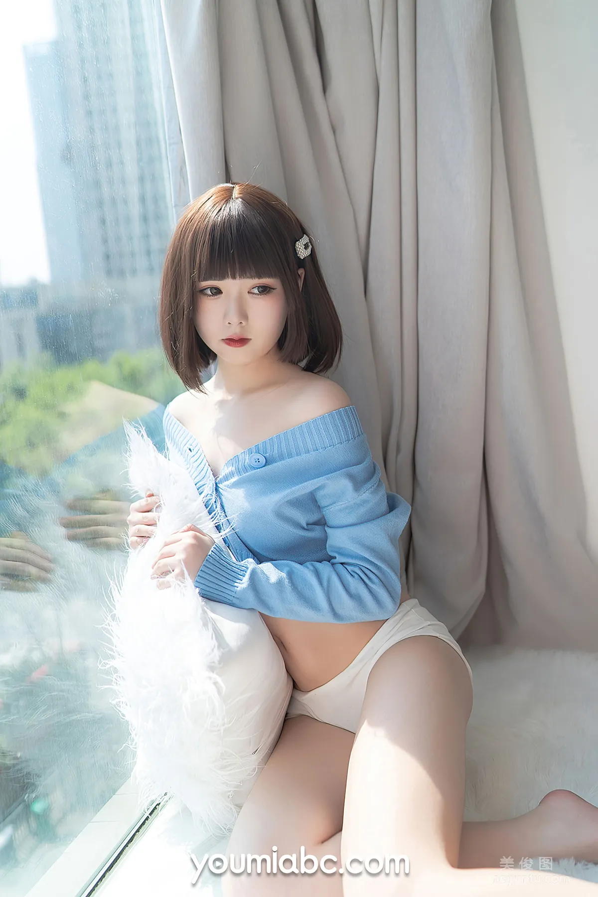 [尤蜜YouMi] 向小圓 - 薄荷藍之夏 23