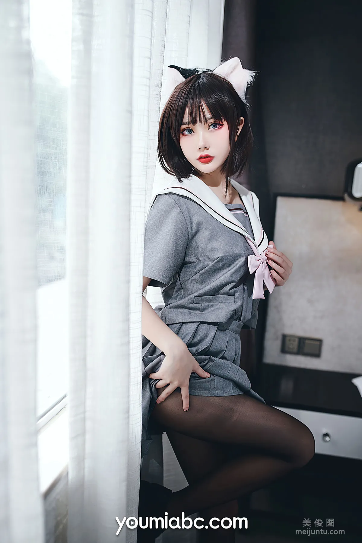 [尤蜜YouMi]  您的蛋蛋 - 制服猫娘7
