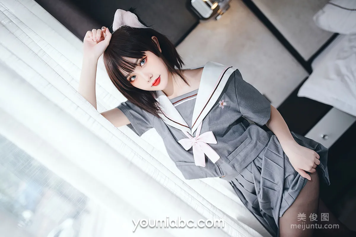 [尤蜜YouMi]  您的蛋蛋 - 制服猫娘9